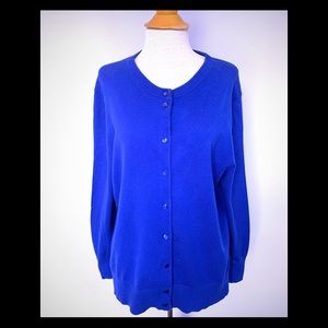 Crown and Ivory Royal Blue Cardigan